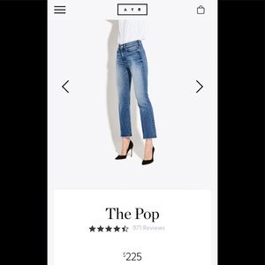 AYR jeans “The Pop”